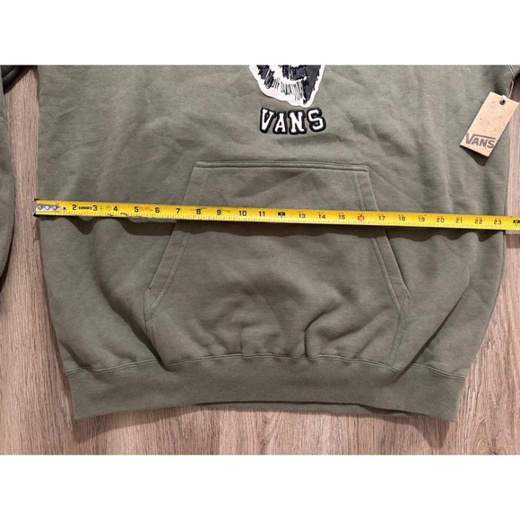 Y2K Vans Skateboarding Deer Logo Hoodie Size L - Picture 3 of 9